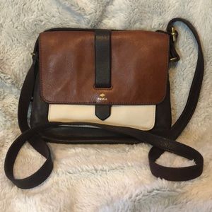 Fossil tricolor crossbody
